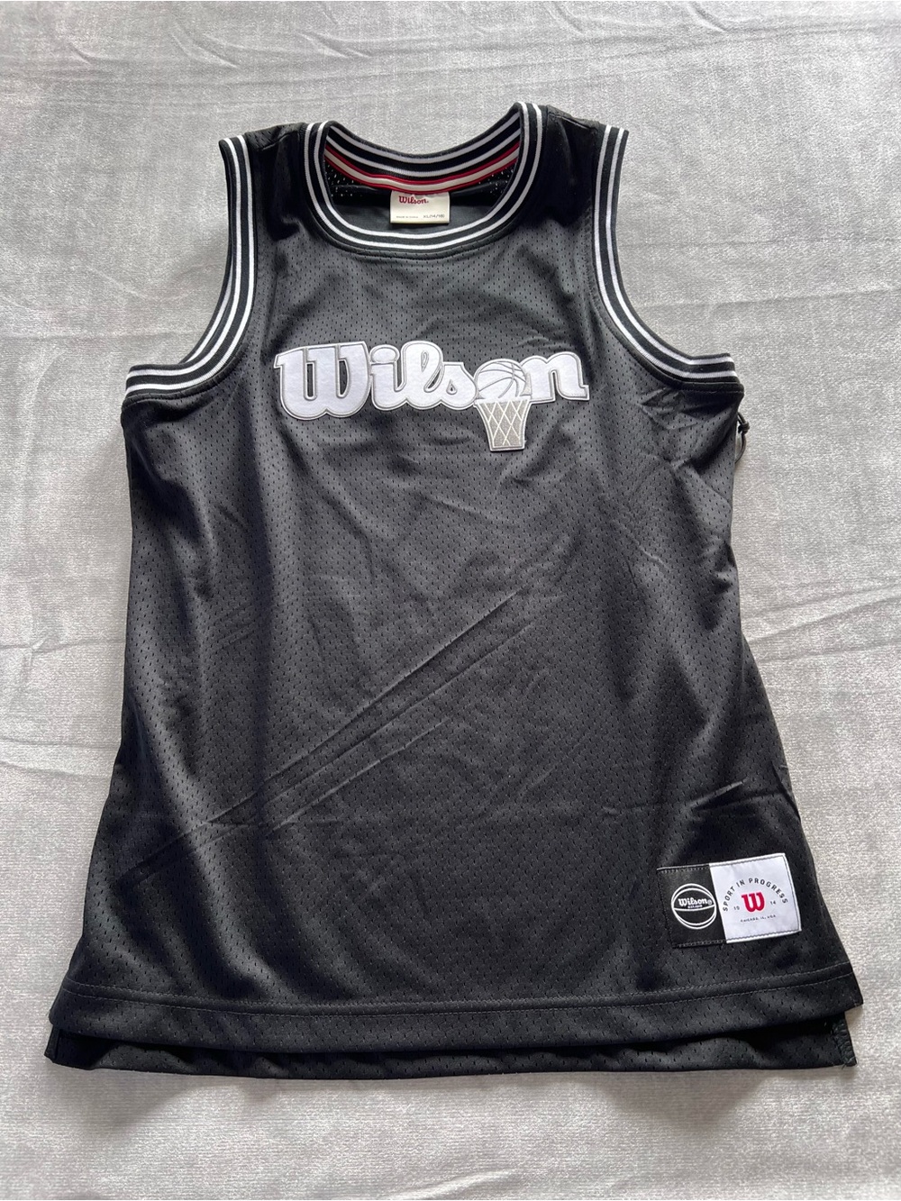 Wilson Black Basketball Jersey Top